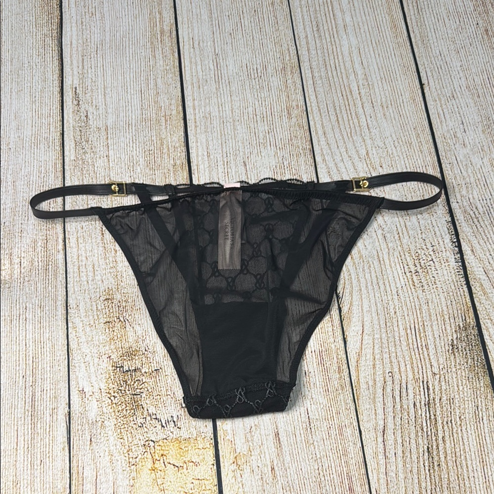 NWT Victoria's Secret Panty Very Sexy VS Logo Embroidery String Bikini M - Picture 4 of 9